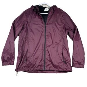 Tog 24 Jacket Womens 18 Full Zip Rain Parka Craven Maroon Burgundy Hooded